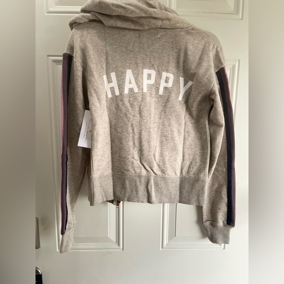 SOLD ON CROSSPOST NWT Spiritual Gangster Full Zip HAPPY Hoodie 💜💜 - Picture 3 of 7